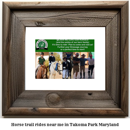 horse trail rides near me in Takoma Park, Maryland